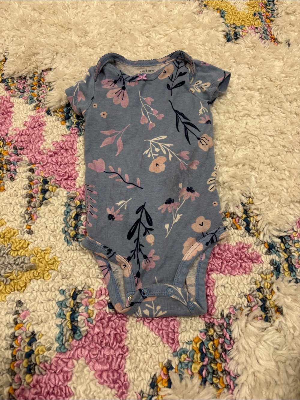 Carters Floral Onesie